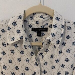 Sleeveless Floral Button-Up Dress